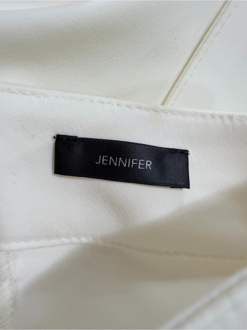 ST. JOHN Jennifer Ankle Pant Cream White Cropped Size 2 - Picture 5 of 13